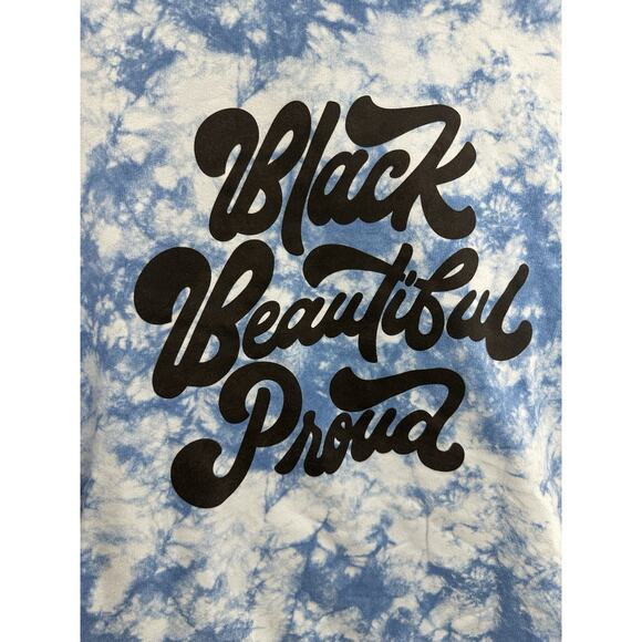 Target, Black History Month Tye Dye "Black Beautiful Proud" Sweatshirt Pre-Owned - Picture 3 of 6